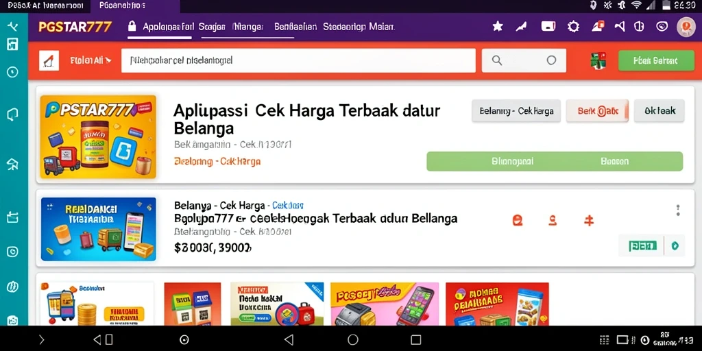 Tampilan antarmuka PGSTAR777 yang informatif dan mudah digunakan.