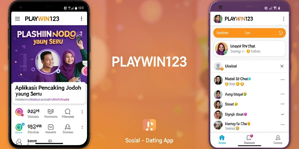 Tampilan menarik dan modern dari aplikasi PLAYWIN123.