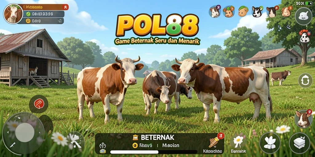 Tampilan antarmuka POL88 yang menarik dan fungsional untuk Beternak.